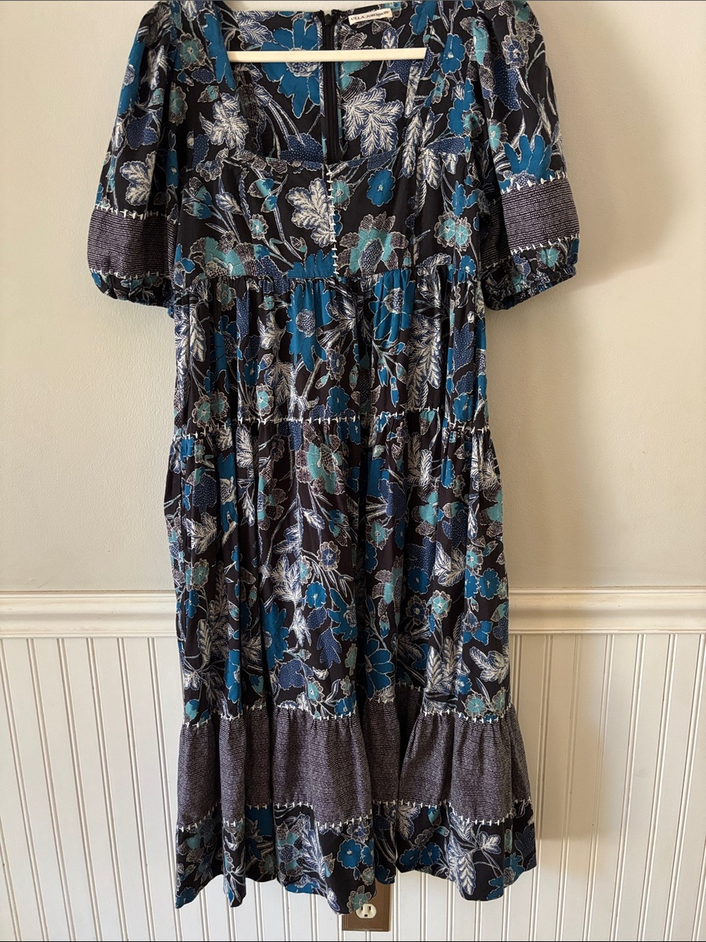 Ulla Johnson Midi Dress Floral Nora Puff Sleeve Girly Feminine Style